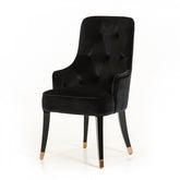 A&X Larissa Modern Black Fabric Dining Chair Model VGUNCC016-BLK-1